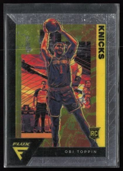 2020 2020-21 Panini Flux Obi Toppin Basketball card — Front
