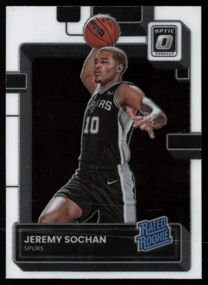 2022 2022-23 Donruss Optic Jeremy Sochan Basketball card — Front