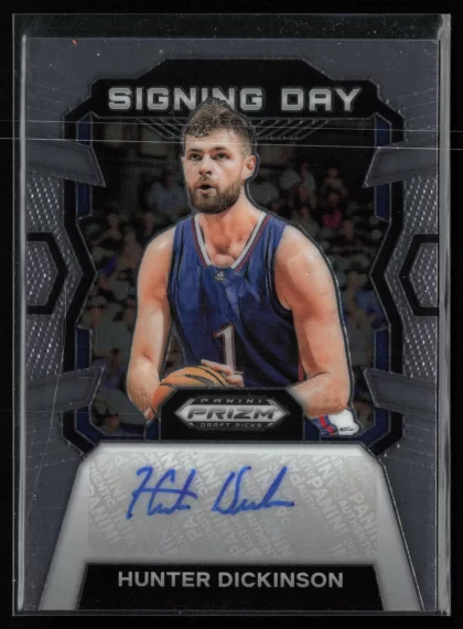 2024 2024 Panini Prizm Draft Picks Hunter Dickinson Basketball card — Front