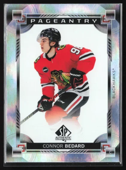 2024 2024-25 SP Authentic Connor Bedard Hockey card — Front