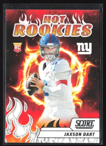 2025 2025 Score Jaxson Dart Football card — Front