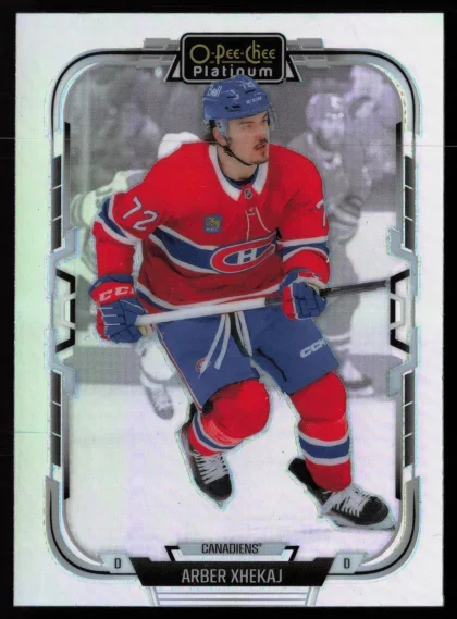 2025 2025-26 O-Pee-Chee Arber Xhekaj Hockey card — Front