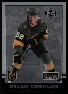 2020 2020-21 O-Pee-Chee Platinum Dylan Coghlan Hockey card front — Card Source Canada