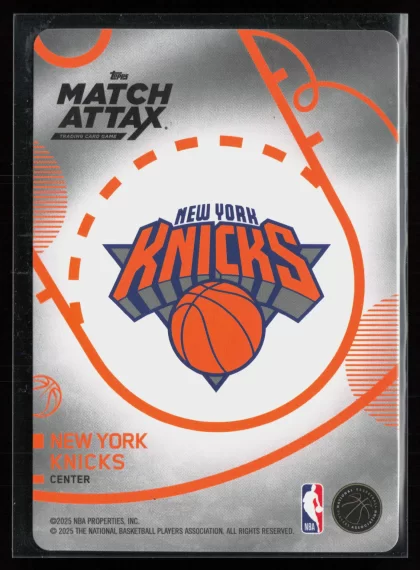 2025 2025-26 Topps Match Attax Karl-Anthony Towns Basketball card — Back thumbnail