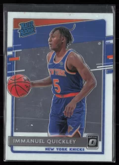 2020 2020-21 Donruss Optic Immanuel Quickley Basketball card front — Card Source Canada