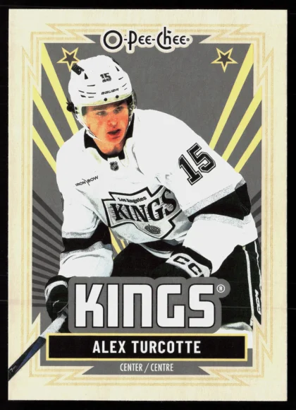 2025 2025-26 O-Pee-Chee Alex Turcotte Hockey card — Front