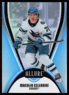 2025 2025-26 Upper Deck Allure Macklin Celebrini Hockey card front — Card Source Canada