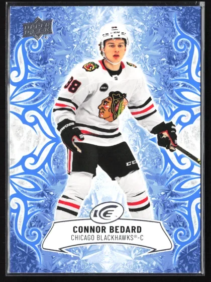 2024 2024-25 Upper Deck Ice Connor Bedard Hockey card — Front