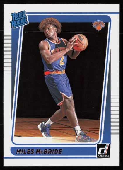 2021 2021-22 Donruss Miles McBride Basketball card — Front