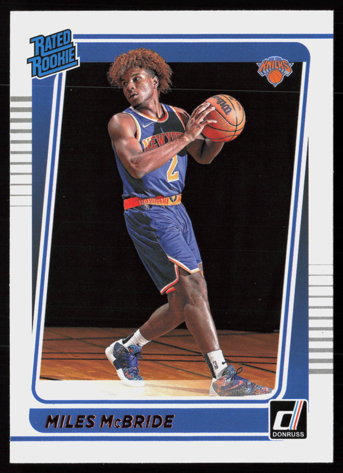 2021 2021-22 Donruss Miles McBride Basketball card front — Card Source Canada