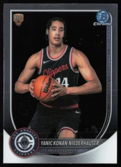 2025 2025-26 Bowman Yanic Konan Niederhäuser Basketball card front — Card Source Canada