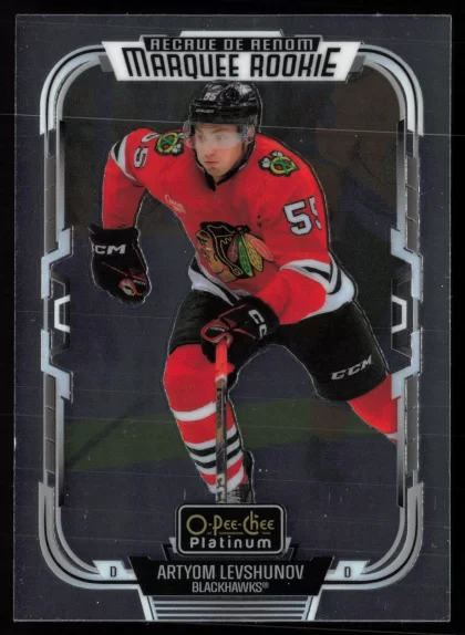 2025 2025-26 O-Pee-Chee Platinum Artyom Levshunov Hockey card — Front