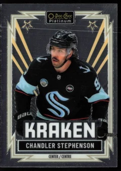2025 2025-26 O-Pee-Chee Platinum Chandler Stephenson Hockey card front — Card Source Canada