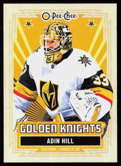 2025 2025-26 O-Pee-Chee Adin Hill Hockey card — Front