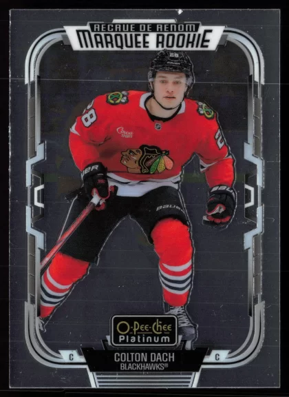2025 2025-26 O-Pee-Chee Platinum Colton Dach Hockey card — Front