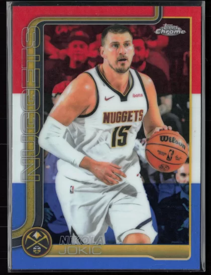 2025 2025-26 Topps Chrome Nikola Jokić Basketball card — Front