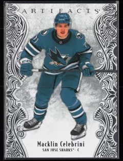 2025 2025-26 Upper Deck Artifacts Macklin Celebrini Hockey card front — Card Source Canada