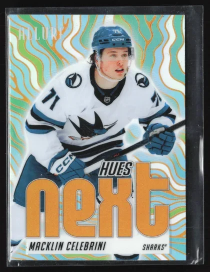 2025 2025-26 Upper Deck Allure Macklin Celebrini Hockey card — Front