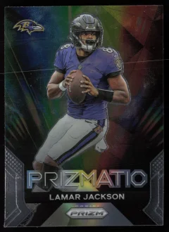 2023 2023 Panini Prizm Lamar Jackson Football card front — Card Source Canada