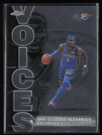 2025 2025-26 Topps Chrome Shai Gilgeous-Alexander Basketball card — Front