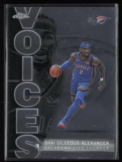 2025 2025-26 Topps Chrome Shai Gilgeous-Alexander Basketball card front — Card Source Canada