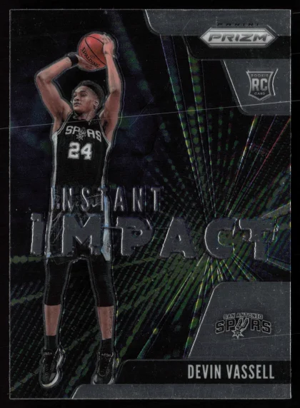 2020 2020-21 Panini Prizm Devin Vassell Basketball card — Front