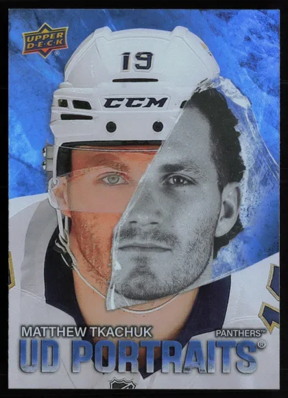 2025 2025-26 Upper Deck Matthew Tkachuk Hockey card — Front