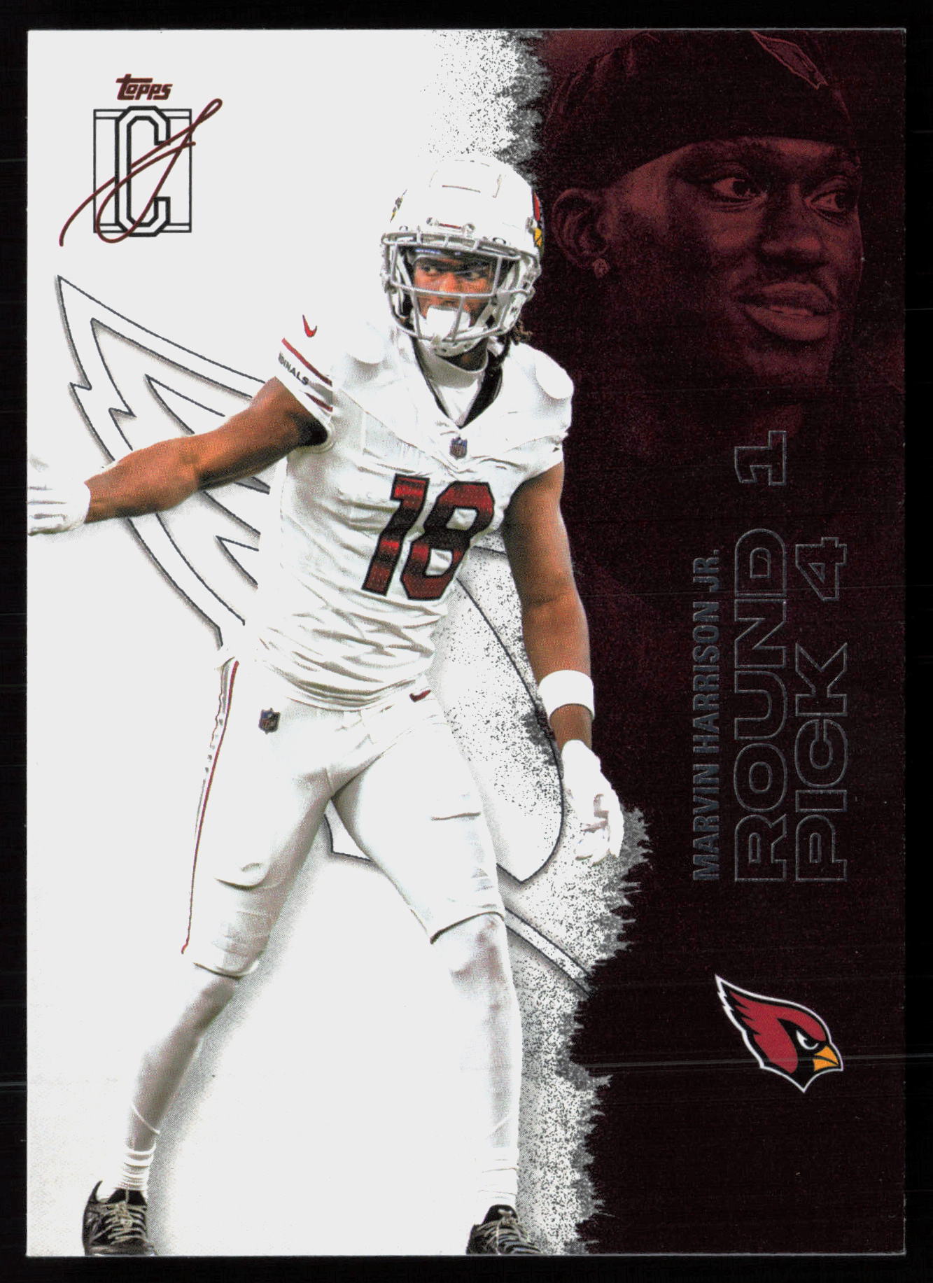 2025 2025 Topps Signature Class Marvin Harrison Jr. Football card front — Card Source Canada