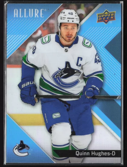 2024 2024-25 Upper Deck Allure Quinn Hughes Hockey card — Front
