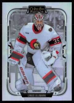 2025 2025-26 O-Pee-Chee Platinum Linus Ullmark Hockey card front — Card Source Canada
