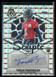 2024 2024 Panini Mosaic Taulia Tagovailoa Football card front — Card Source Canada