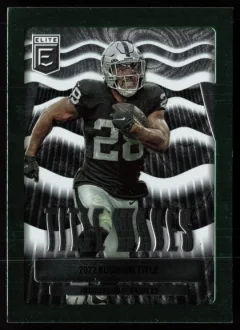 2023 2023 Donruss Elite Josh Jacobs Football card front — Card Source Canada