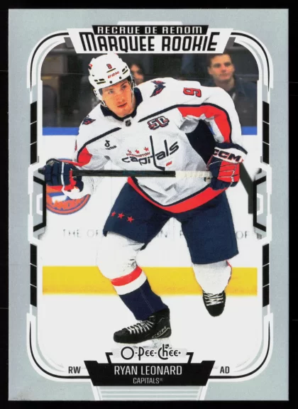 2025 2025-26 O-Pee-Chee Ryan Leonard Hockey card — Front