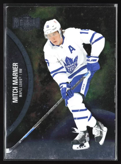2021 2021-22 SkyBox Metal Universe Mitch Marner Hockey card — Front