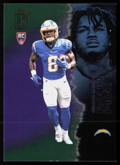 2025 2025 Topps Signature Class Omarion Hampton Football card — Front