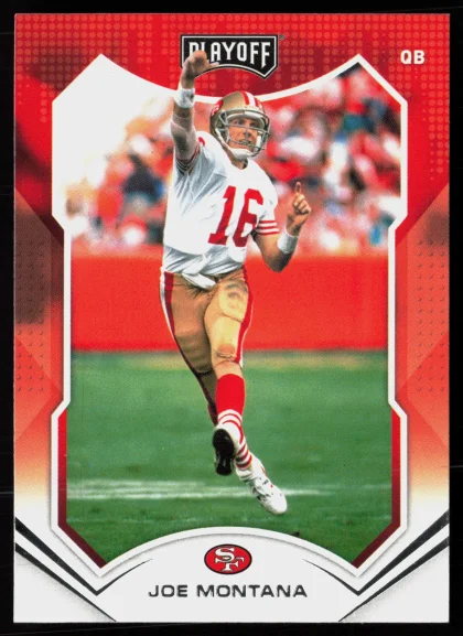 2021 2021 Panini Playoff Joe Montana Football card — Front