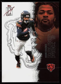 2025 2025 Topps Signature Class Rome Odunze Football card front — Card Source Canada