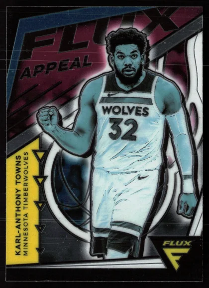 2020 2020-21 Panini Flux Karl-Anthony Towns Basketball card — Front