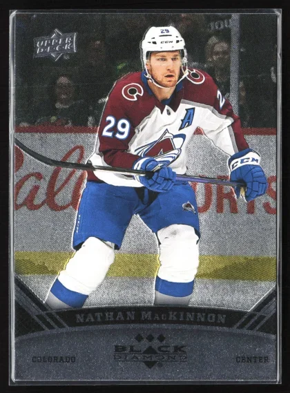 2022 2022-23 Upper Deck Nathan MacKinnon Hockey card — Front