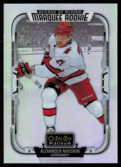 2025 2025-26 O-Pee-Chee Platinum Alexander Nikishin Hockey card — Front