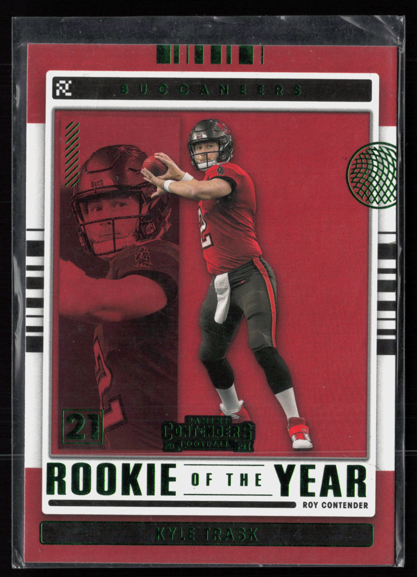 2021 2021 Panini Contenders Kyle Trask Football card front — Card Source Canada