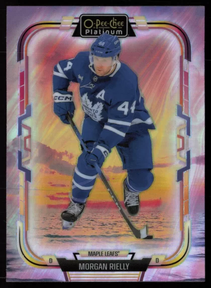 2025 2025-26 O-Pee-Chee Platinum Morgan Rielly Hockey card — Front