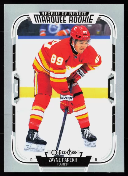 2025 2025-26 O-Pee-Chee Zayne Parekh Hockey card — Front