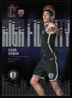 2025 2025-26 Topps Signature Class Egor Dëmin Basketball card front — Card Source Canada