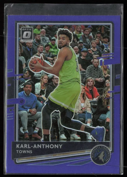 2020 2020-21 Donruss Optic Karl-Anthony Towns Basketball card — Front