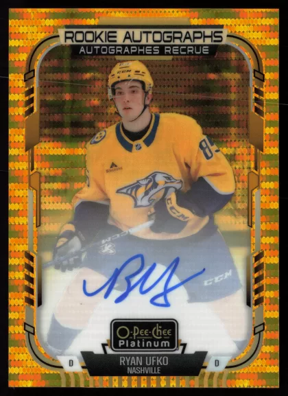 2025 2025-26 O-Pee-Chee Platinum Ryan Ufko Hockey card — Front