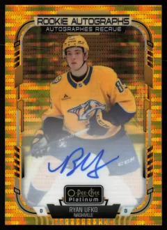2025 2025-26 O-Pee-Chee Platinum Ryan Ufko Hockey card front — Card Source Canada