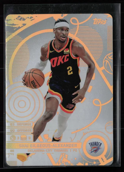 2025 2025-26 Topps Match Attax Shai Gilgeous-Alexander Basketball card — Front