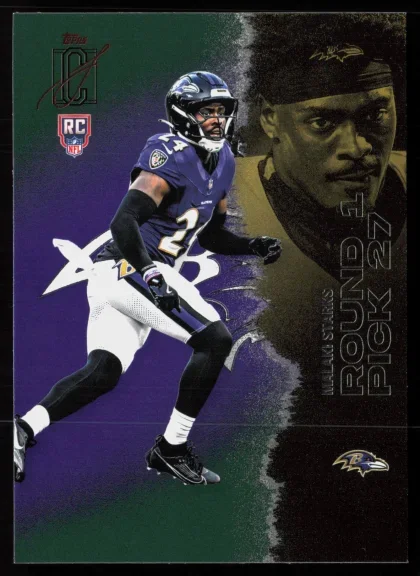 2025 2025 Topps Signature Class Malaki Starks Football card — Front