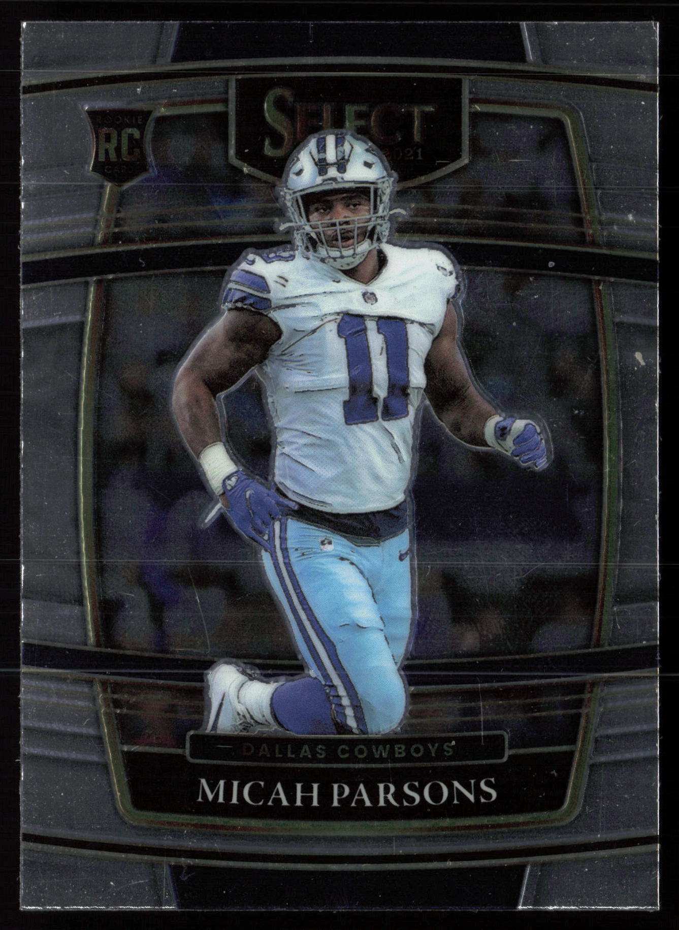 2021 2021 Panini Select Micah Parsons Football card front — Card Source Canada